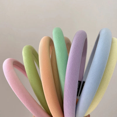 Women's Casual Simple Style Solid Color Cloth Handmade Hair Band