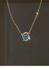 Copper Plating Geometric Pendant Necklace