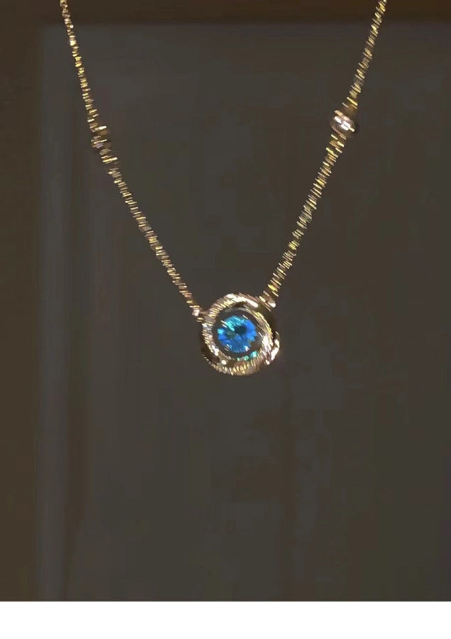 Copper Plating Geometric Pendant Necklace