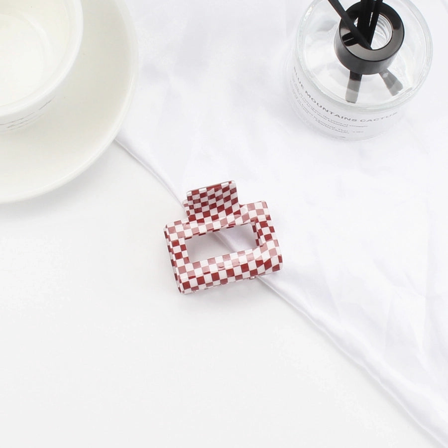 Women's Retro Color Block Acetic acid sheets Hair Claws