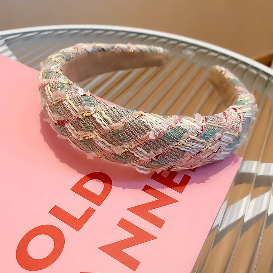 Women's Elegant Color Block Cloth Hair Band