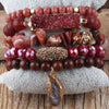 Vacation Geometric natural stone Beaded Chain Bracelets In Bulk