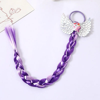 Girl'S Cute  Bow Knot Snowflake chemical fiber Inlay Rhinestones Hair Tie