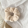 Autumn and Winter New Super Comfortable Plush Bowel Ring Head Rope Mao Mao Large Bowel Ring Fairy Style  Head Rope Internet Celebrant Hair Accessories