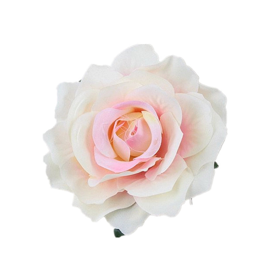 bohemian plaid flower cloth hair clip 1 piece