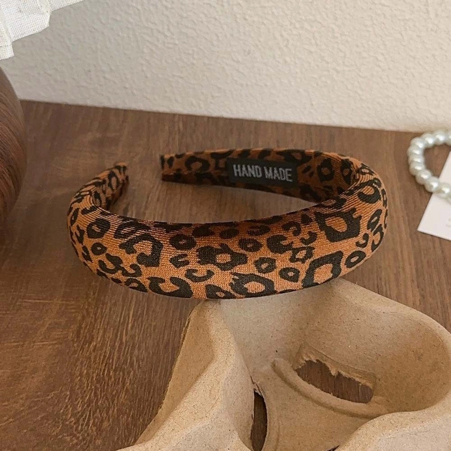 Sweet Streetwear Women's Leopard Cloth Hair Band