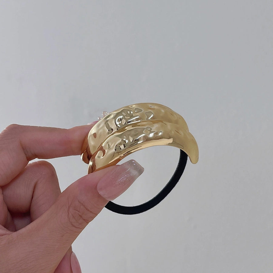 Women's Simple Style Solid Color Knot Bow Knot Alloy Hair Tie