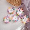 Kid'S Cute Solid Color Arylic Stoving Varnish Hair Claws