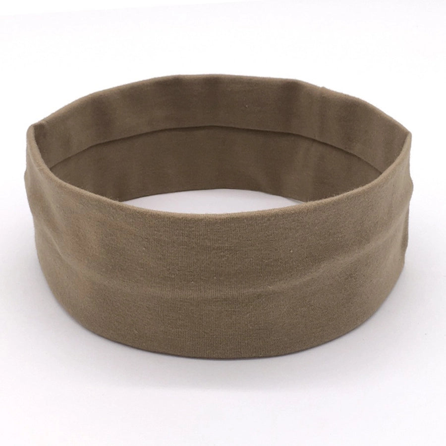 women's simple style solid color cloth braid hair band