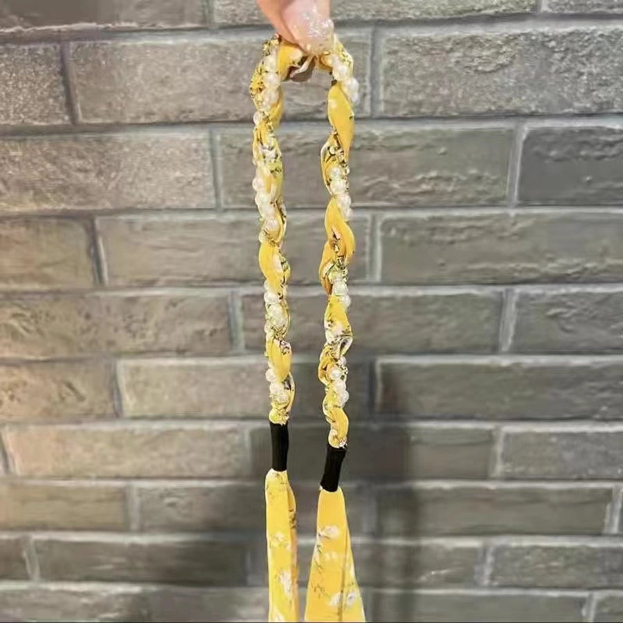 Women's Simple Style Ditsy Floral Cloth Hair Band