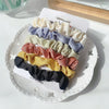 korean  color satin hair rope suit wild hair  scrunchies  ponytail head rope large intestine ring