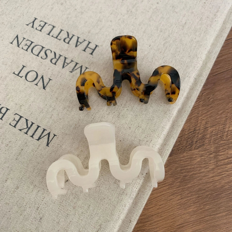 Women's Simple Style Commute Solid Color Acetic acid sheets Hair Claws