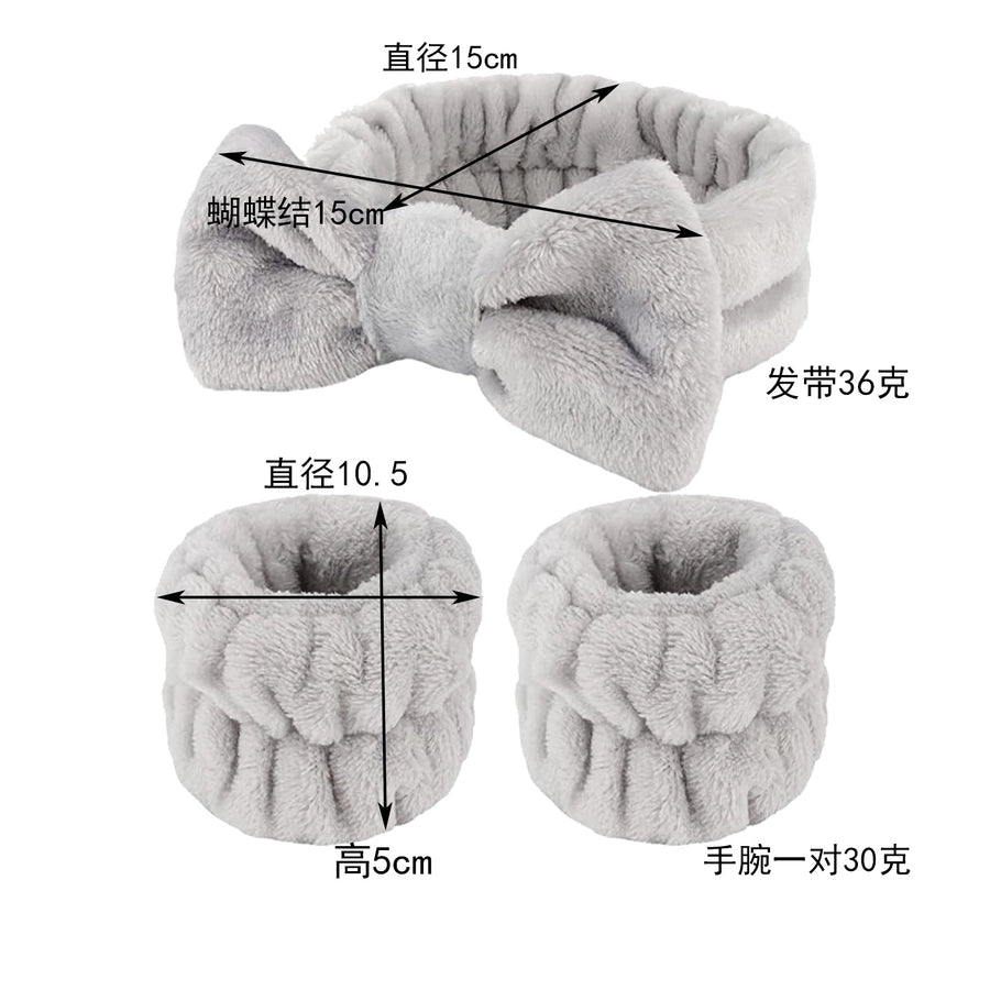 simple style bow knot cloth hair band