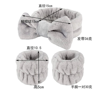 simple style bow knot cloth hair band