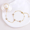Simple Style Shiny Star Oval 304 Stainless Steel Stainless Steel Bracelets In Bulk