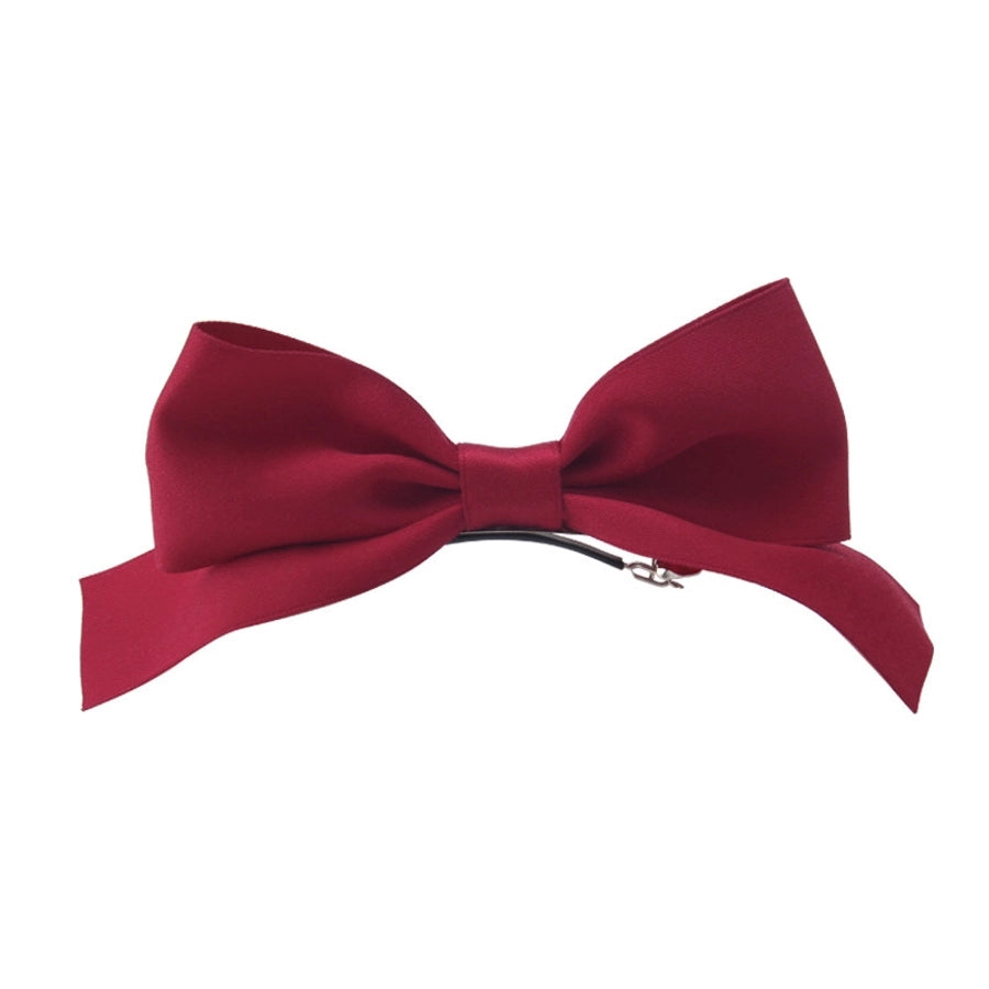 women's cute bow knot cloth ribbon hair clip hair band