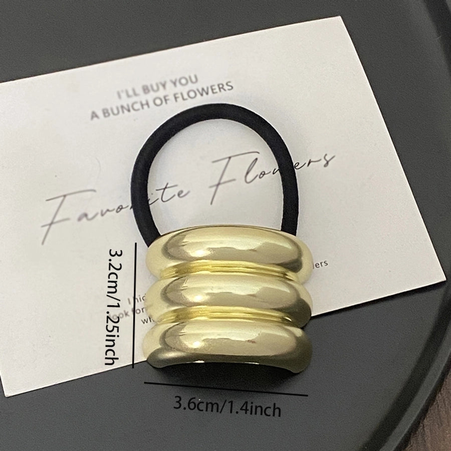 Women's Exaggerated Geometric Alloy Hair Tie