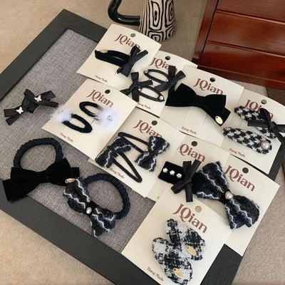 Women's Elegant Bow Knot Cloth Hair Clip Hair Tie