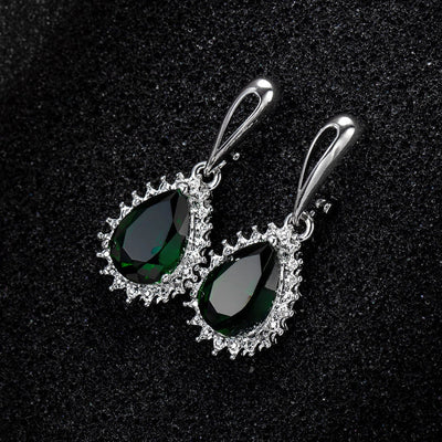 wish hot selling earrings  popular three-piece Rose Zircon Jewelry earrings for women