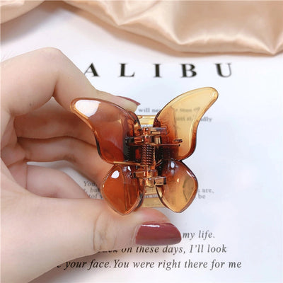 retro butterfly arylic stoving varnish hair claws