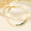 Semi-precious stone Copper Handmade Geometric Bracelets