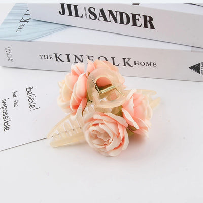 Women's Casual Cute Solid Color Arylic Hair Clip