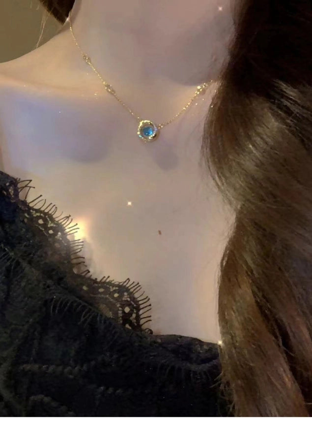 Copper Plating Geometric Pendant Necklace