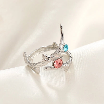 Jewelry Simple Style Commute Geometric 304 Stainless Steel Plating Open Rings