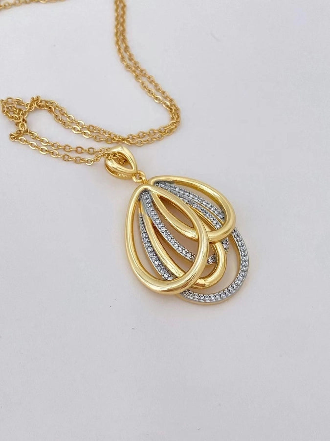 Jewelry Vintage Style Classic Style Geometric Copper Zircon Rings Earrings Necklace