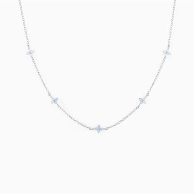 Copper Flower Earrings Anklet Necklace