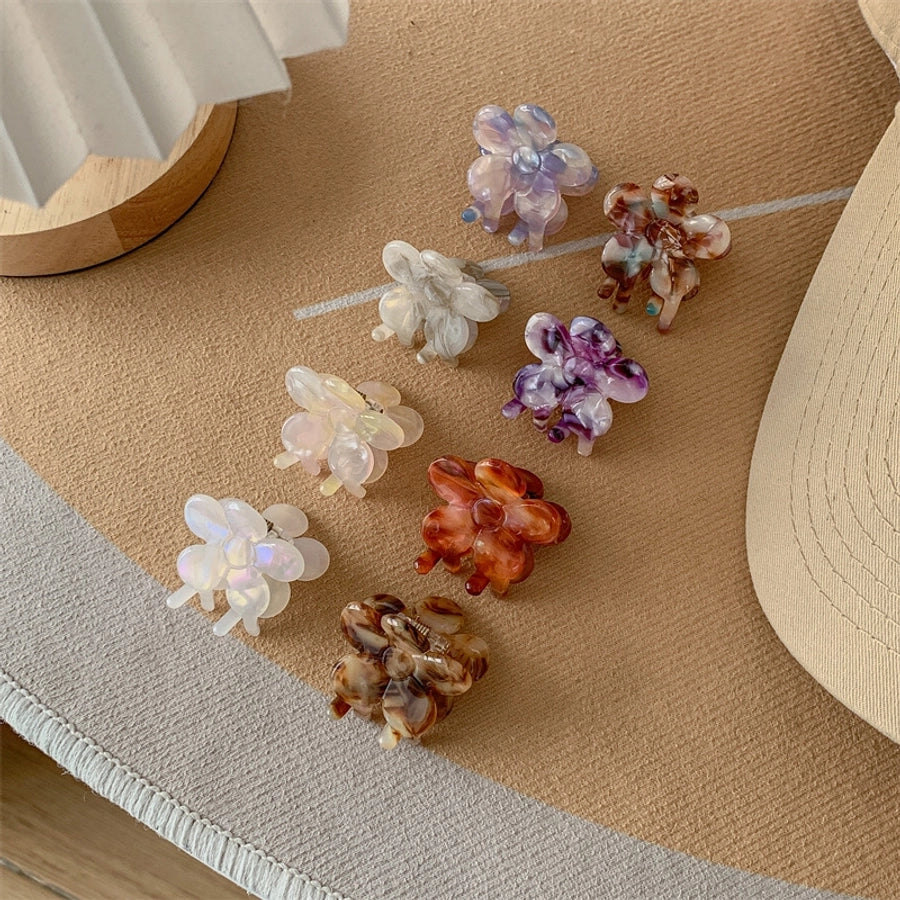 Women's Sweet Simple Style Flower Acetic acid sheets Hair Claws