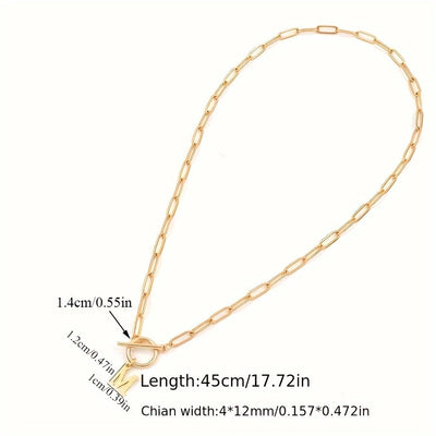 Jewelry Simple Style Classic Style Letter 201 Stainless Steel Pendant Necklace