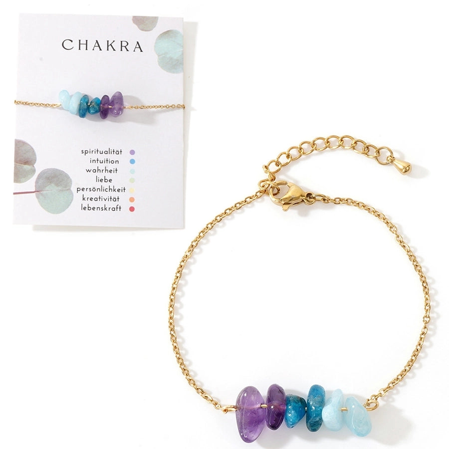 Semi-precious stone Copper Handmade Geometric Bracelets