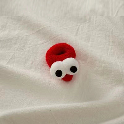 women's cute cartoon cloth hair tie