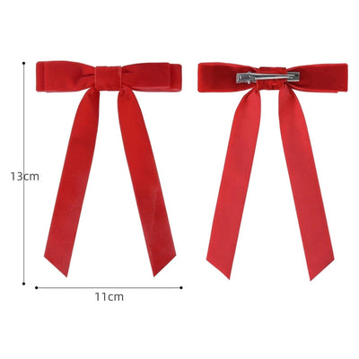 Women's Elegant Solid Color Cloth Handmade Hair Clip