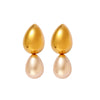 1 Pair Exaggerated Commute Geometric 304 Stainless Steel 316 Stainless Steel  18K Gold Plated Drop Earrings