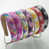 Women's Elegant Glam Pentagram Cloth Sponge Inlay Rhinestones Hair Band