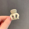 retro geometric transparent acrylic small catch clip wholesale nihaojewelry