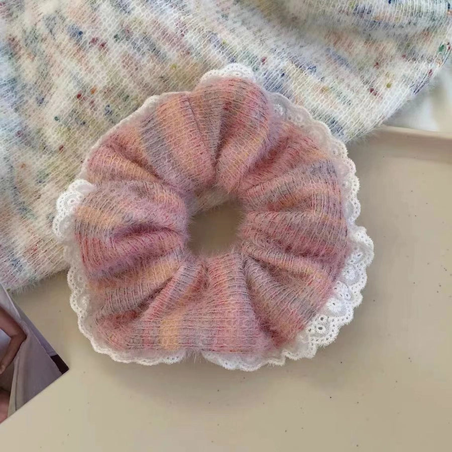 Women's Casual Simple Style Color Block Cloth Rib-Knit Hair Claws