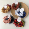 accessories solid color hair scrunchies combination