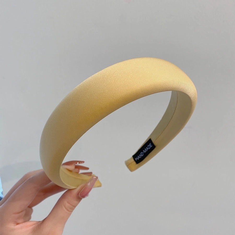 fashion solid color cloth handmade hair band 1 piece