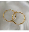 1 Pair Basic Simple Style Classic Style Geometric Round Plating Copper Earrings