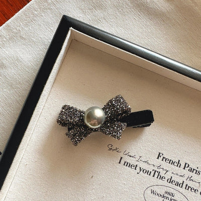 Women's Elegant Bow Knot Rhinestone Hair Clip