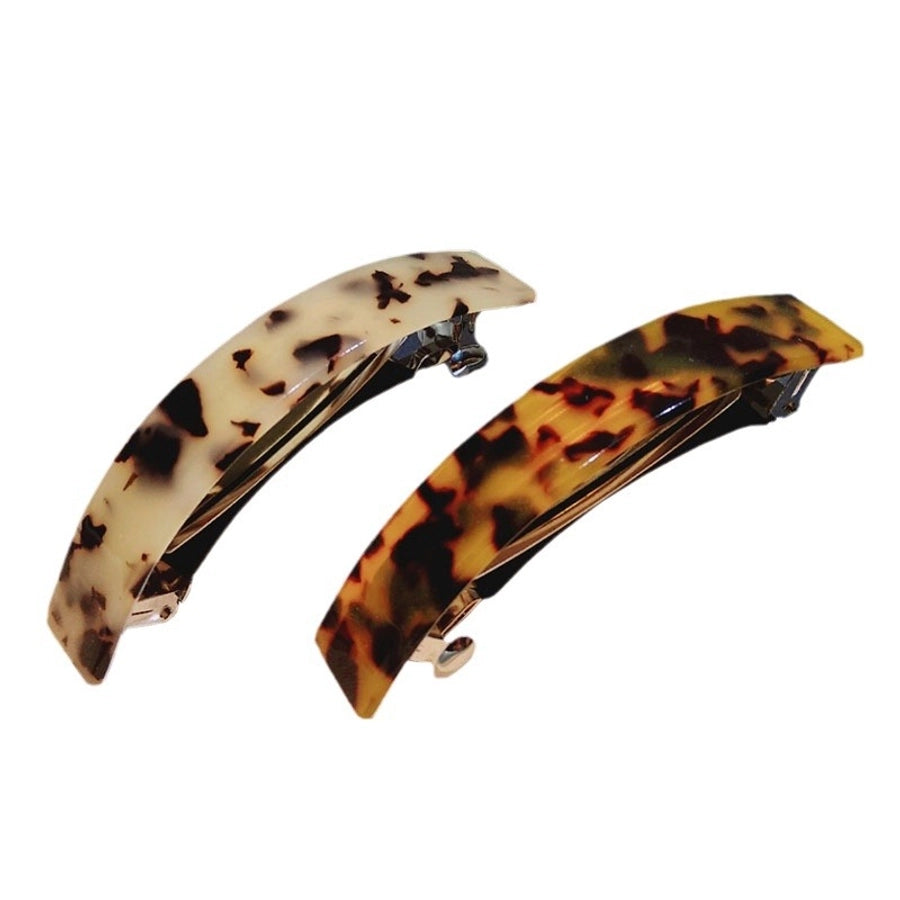 Women's Simple Style Leopard Acetic acid sheets Hair Clip