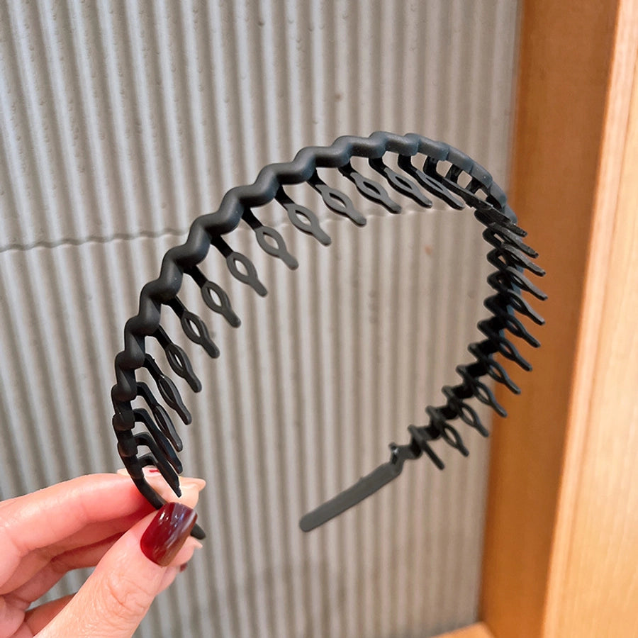 women's simple style waves plastic hair band