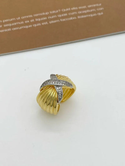 Jewelry Vintage Style Classic Style Geometric Copper Zircon Mixed Metal Rings Bracelets