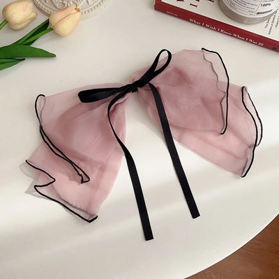 vintage style bow knot alloy cloth hair claws