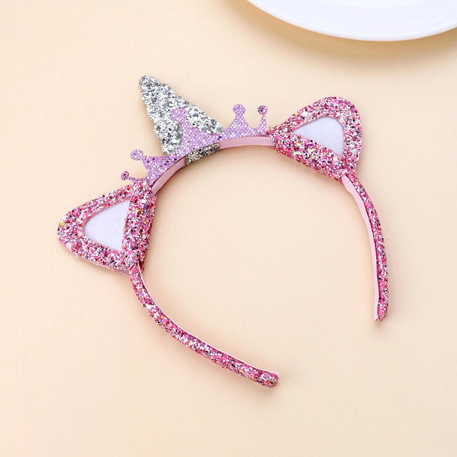 Kid'S Cute Crown Plastic Hair Band