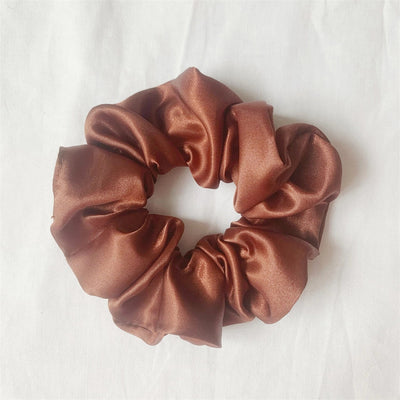 simple style solid color cloth handmade hair tie