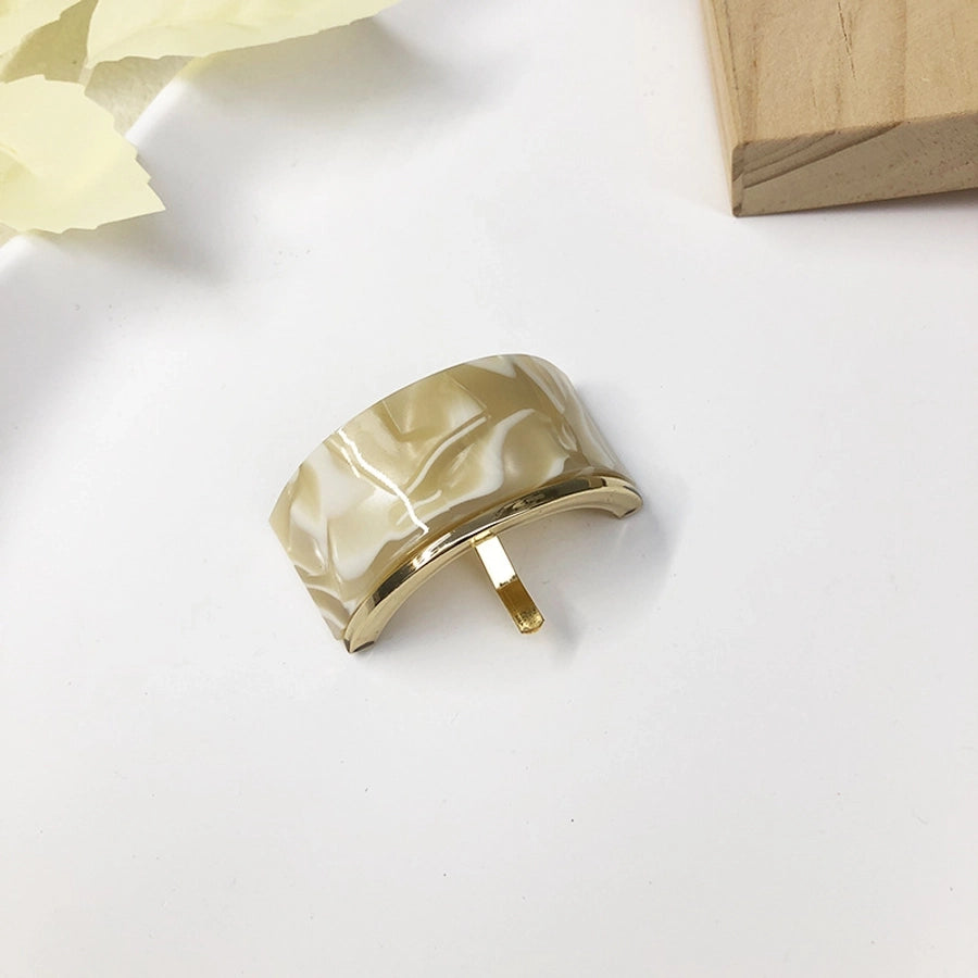 Women's Streetwear U Shape Acetic acid sheets Metal Hair Clip Hair hook